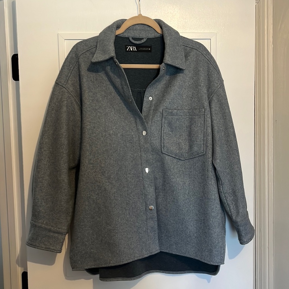 Zara Lightweight Oversized Shacket